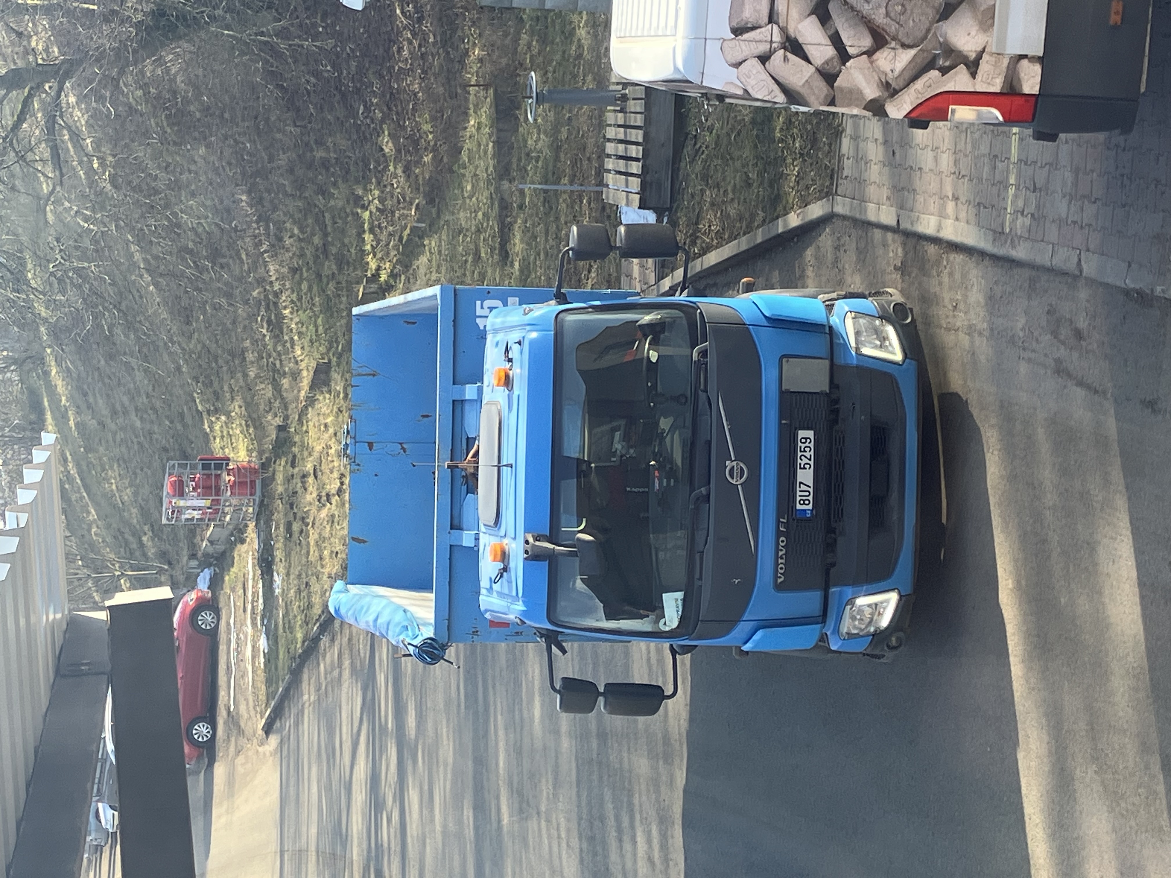 Přistavení kontejneru